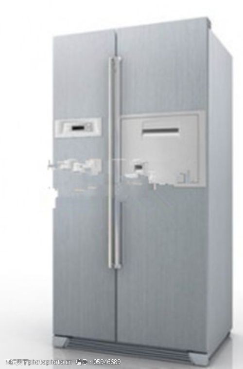 冷藏免费下载两门冰箱的3D模型