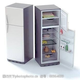 电器模型冰箱3d模型下载冰箱2