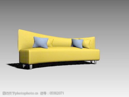 伟科702常用的沙发3d模型家具3d模型702