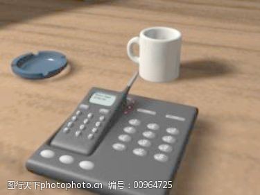 电器模型电话3d模型电器设计素材3