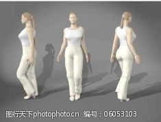 3d模型人物人物女性3d模型设计免费下载女人3d模型47