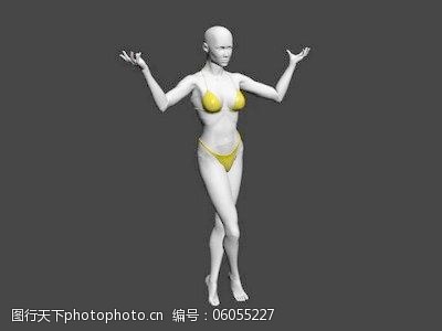 3d模型人物人物女性3d模型设计免费下载女性模型下载51
