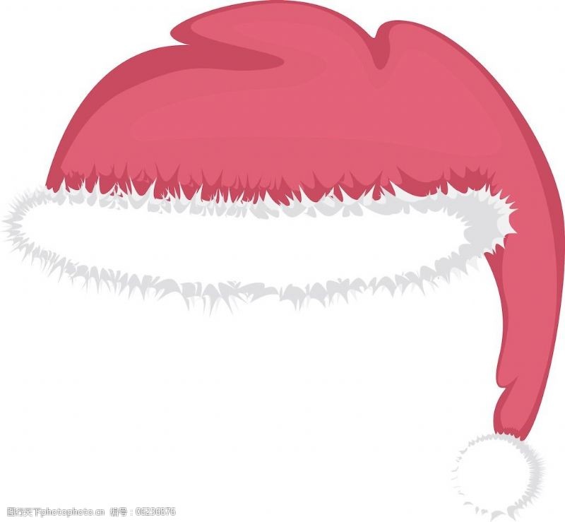 圣诞帽免费下载矢量圣诞老人的帽子