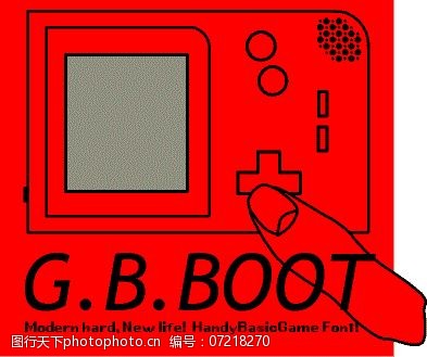 彰河g.b.boot字体
