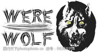 opentype狼人的字体