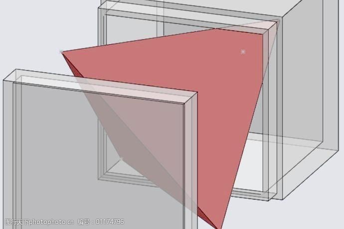盒型结构在箱四面体