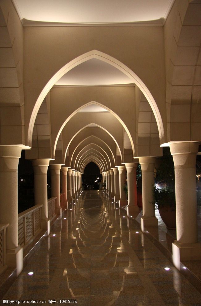 五星级酒店欧式走廊图片