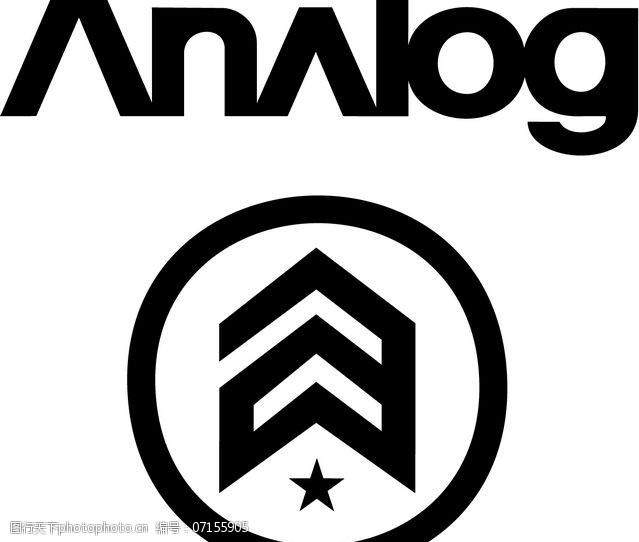 analogAnaloglogo设计欣赏Analog服装品牌标志下载标志设计欣赏