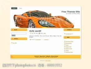 网页代码跑车2009