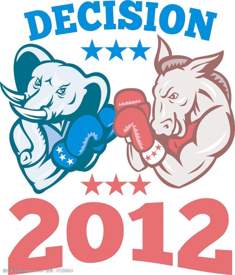 民主党驴共和党决策2012