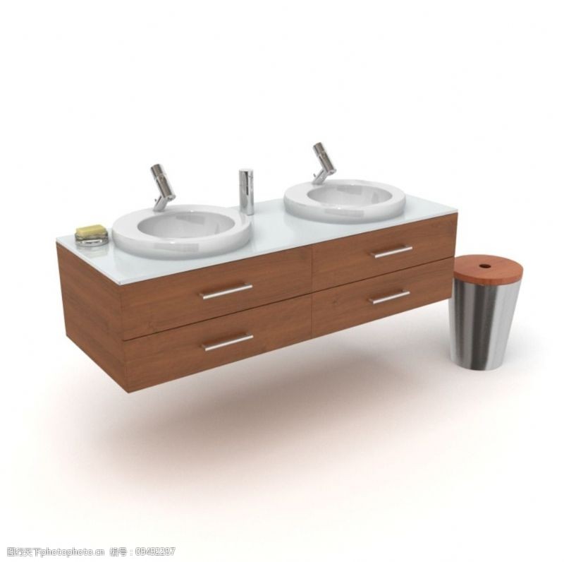 卫浴用品橱柜盥洗盆镜子图片