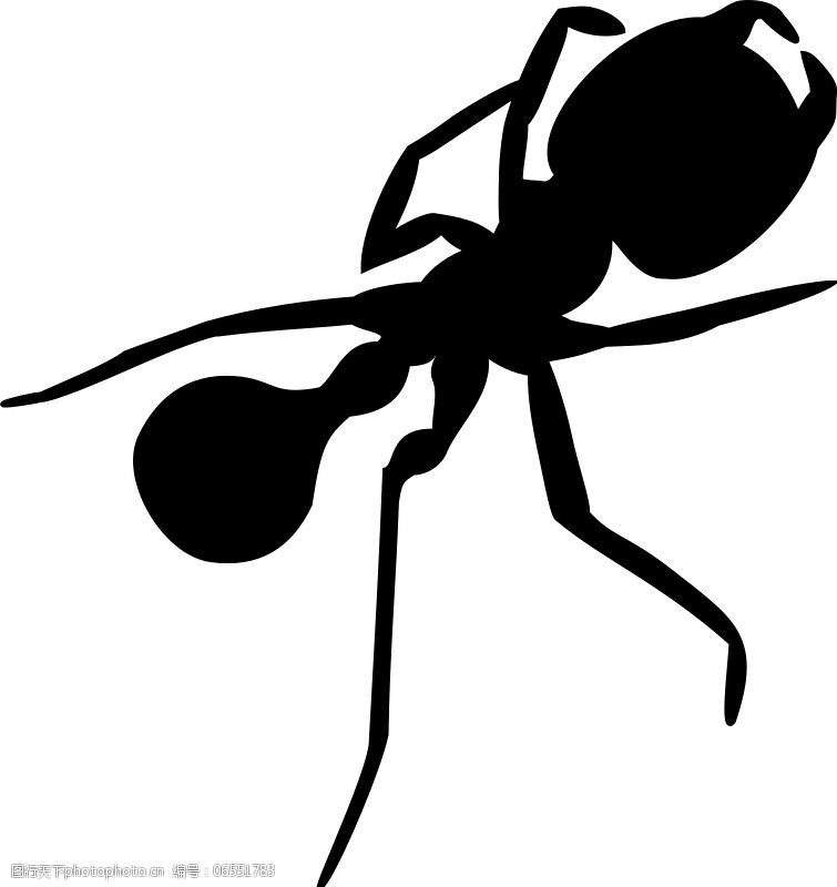 silueta1蚂蚁的剪影