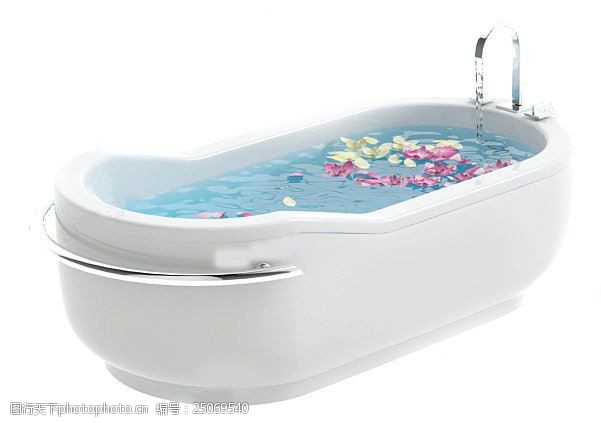 卫浴3DMAX有水浴缸