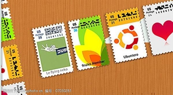 ps插件PSD收集邮票