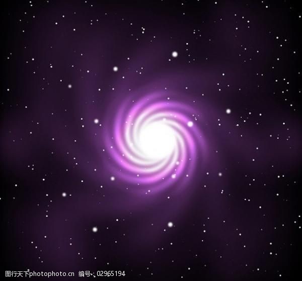 独特的摘要紫色的宇宙背景矢量