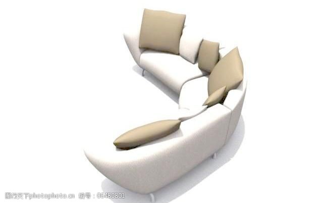 椅子模型现代家具3DMAX模型之沙发024