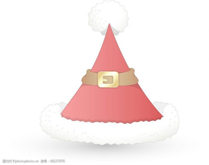 圣诞帽免费下载圣诞老人的帽子圣诞节矢量插画