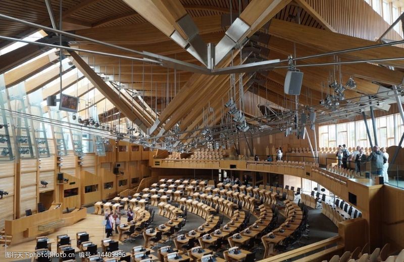 英国国会会议厅苏格兰议会图片