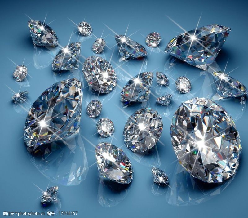 天然水晶钻石图片