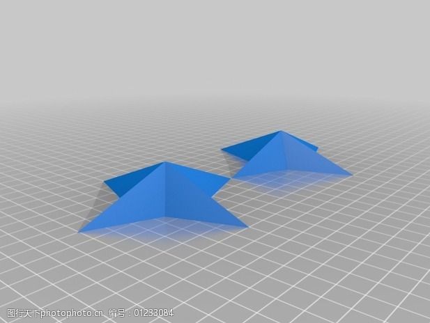 3d打印模型四角星