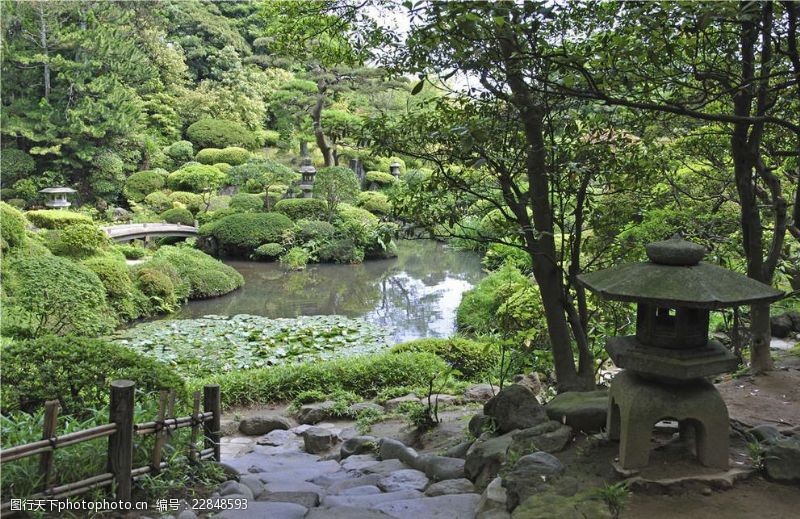 日本旅游日式花园公园