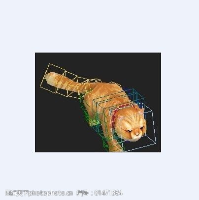 加菲猫模型