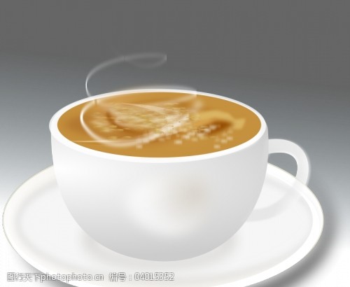 一杯黑咖啡杯矢量一杯咖啡矢量插画