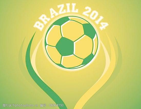 阳光体育免费下载世界杯足球海报矢量图